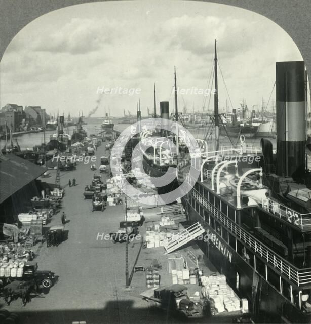 'The Harbor of Copenhagen, Metropolis of Denmark', c1930s. Creator: Unknown.