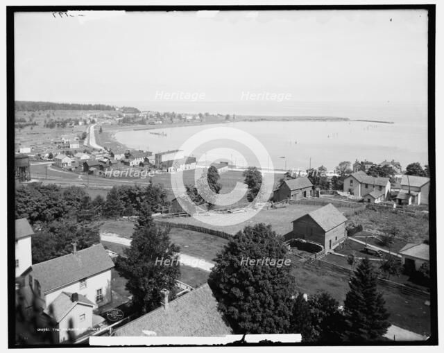 The Harbor, St. Ignace, Mich., c1906. Creator: Unknown.