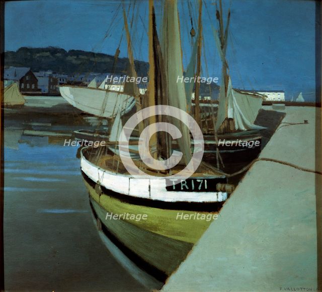 'The Harbour', 1901. Artist: Felix Edouard Vallotton