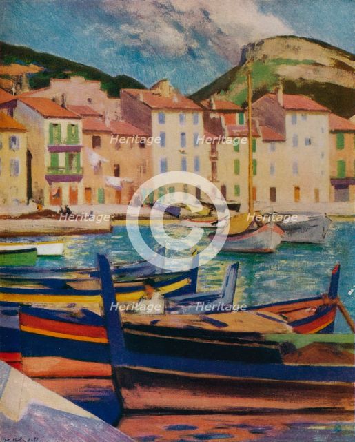 'The Harbour, Cassis', c1924 (1932). Artist: Francis Campbell Bolleau Cadell.