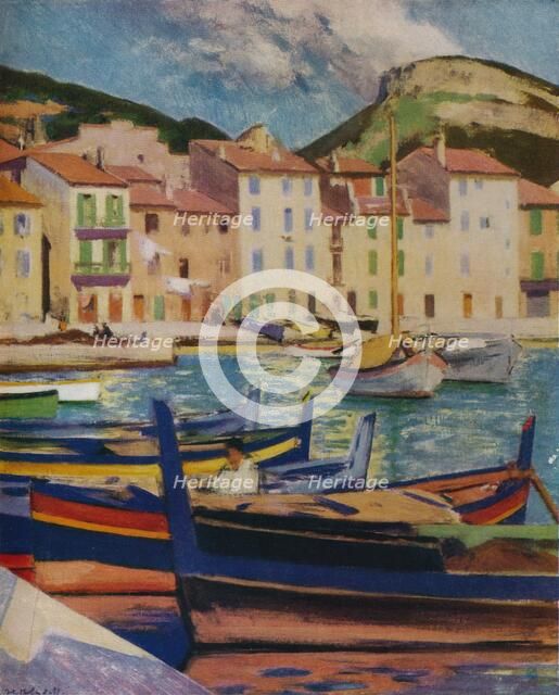 'The Harbour, Cassis', c1924 (1932). Artist: Francis Campbell Bolleau Cadell.
