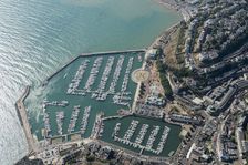 The harbour and marina, Torquay, Devon, 2016. Creator: Damian Grady