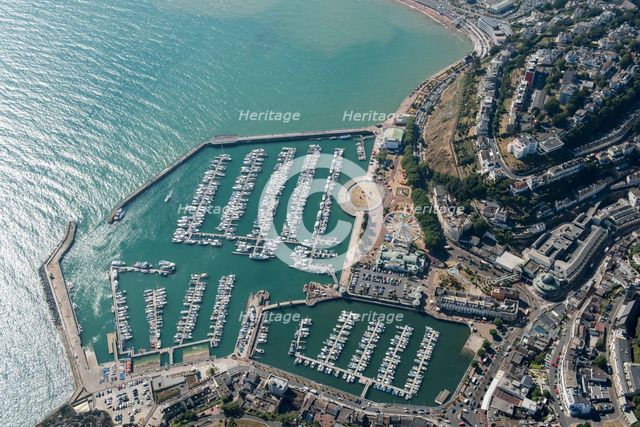The harbour and marina, Torquay, Devon, 2016. Creator: Damian Grady.