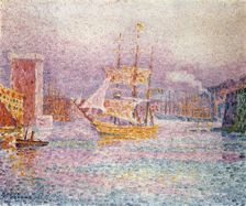 The Harbour at Marseilles 1907. Artist: Paul Signac