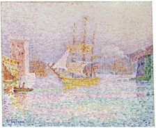The Harbour at Marseilles 1907. Artist: Paul Signac