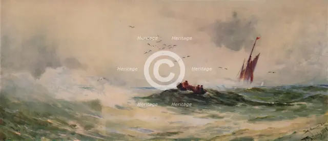 'The Harbour Bar', 1889, (1935). Artist: Thomas Bush Hardy.