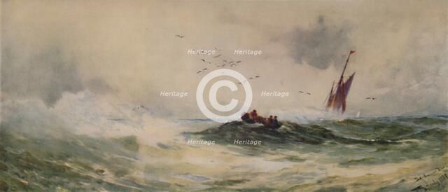 'The Harbour Bar', 1889, (1935). Artist: Thomas Bush Hardy.