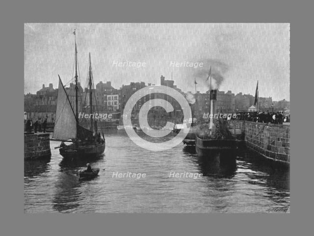 The Harbour, Bridlington Quay, c1900. Artist: JW Shores.