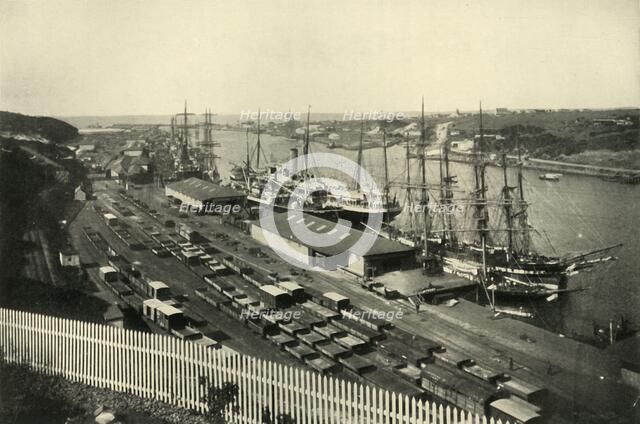 'The Harbour, Buffalo River, East London', 1901. Creator: Wilson.