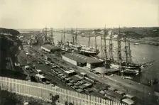 The Harbour, Buffalo River, East London 1901. Creator: Wilson