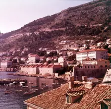 The harbour, Dubrovnik, Yugoslavia, c1955. Creator: Arthur Charles Kirby Ware