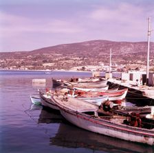 The harbour, Kusadasi, Turkey, c1955. Creator: Arthur Charles Kirby Ware