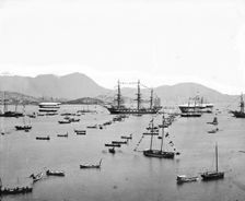 The harbour, Hong Kong, 1869. Creator: John Thomson