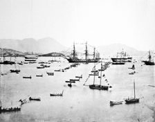 The harbour, Hong Kong, 1981 (from a negative of 1869). Creator: John Thomson