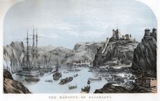 The Harbour of Balaklava Crimean War, c1854 (c1860)