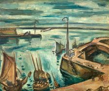 The Harbour of Le Havre, 1921. Creator: Othon Friesz