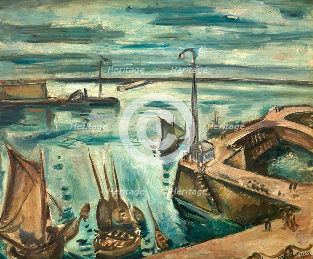 The Harbour of Le Havre, 1921. Creator: Othon Friesz.