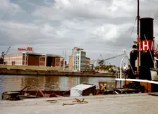 The harbour of Malmo, Scania, Sweden, 1960s Creator: Göran Algård