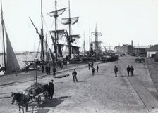 The harbour, Landskrona, Sweden, c1900. Creator: Unknown