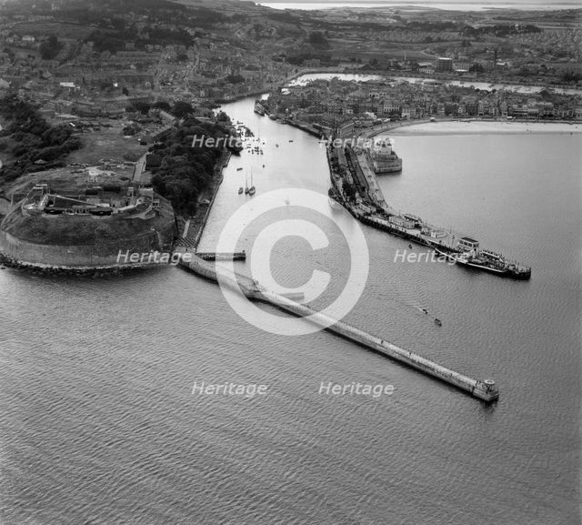 The harbour mouth, Weymouth, Dorset, 1947. Artist: Aerofilms.