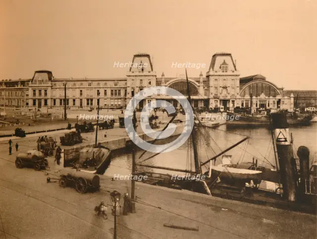 'The Harbour Station',  c1928. Artist: Unknown.