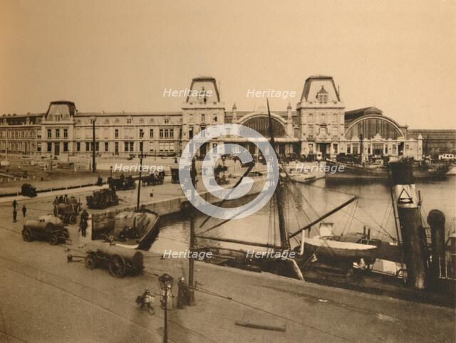 'The Harbour Station',  c1928. Artist: Unknown.