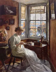 The Harbour Window, 1910. Creator: Stanhope A Forbes