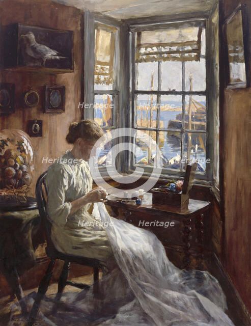 The Harbour Window, 1910. Creator: Stanhope A Forbes.