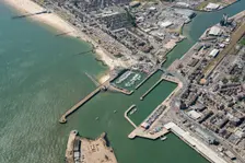 The harbour, town and High Street Heritage Action Zone, Lowestoft, Suffolk, 2016. Creator: Damian Grady