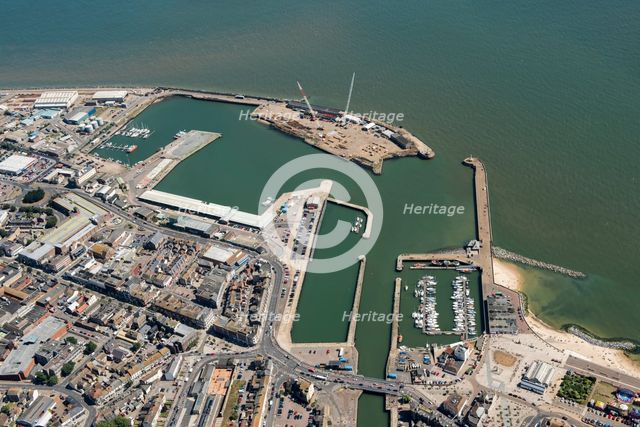 The harbour, town and High Street Heritage Action Zone, Lowestoft, Suffolk, 2016. Creator: Damian Grady.