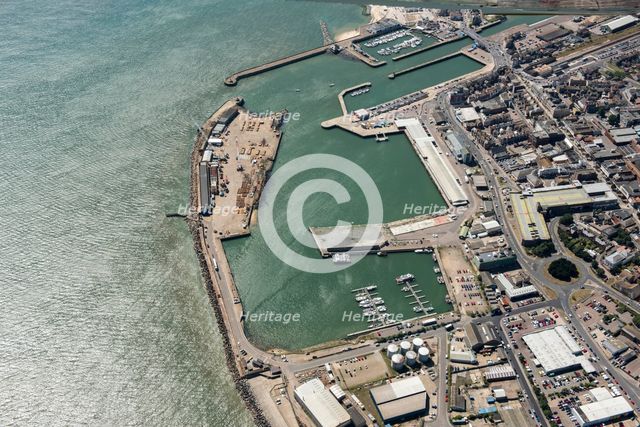 The harbour, town and High Street Heritage Action Zone, Lowestoft, Suffolk, 2016. Creator: Damian Grady.