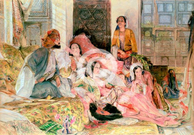 'The Harem', c1850. Creator: John Frederick Lewis.