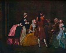 The Harlowe Family, from Samuel Richardson's Clarissa c1745. Artist: Joseph Highmore