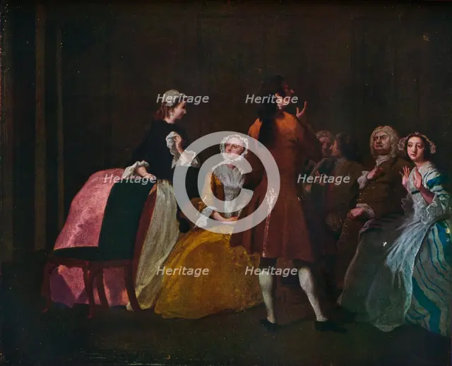 'The Harlowe Family, from Samuel Richardson's Clarissa', c1745. Artist: Joseph Highmore.