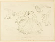 The Harpies and the Daughters of Pandarus, n.d. Creator: John Flaxman