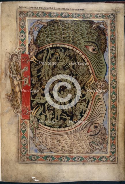 The Harrowing of Hell, 1121-1161.  Creator: Unknown.