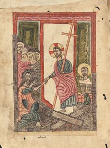The Harrowing of Hell; Gospel Book, 1583. Creator: Ghoukas