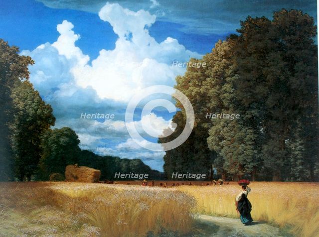 The harvest, 1860. Creator: Robert Zund.