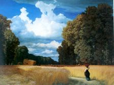 The harvest, 1860. Creator: Robert Zund