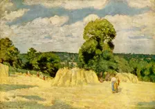 The Harvest 1876, (1939). Creator: Camille Pissarro