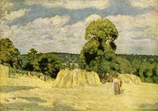 The Harvest 1876, (1939). Creator: Camille Pissarro