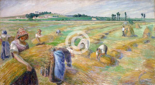 The Harvest, 1882. Artist: Pissarro, Camille (1830-1903)