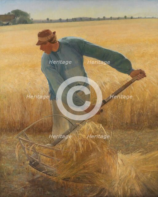 The Harvest, 1885. Artist: Ring, Laurits Andersen (1854-1933)