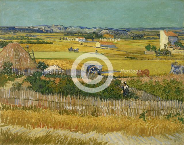 The harvest, 1888. Artist: Gogh, Vincent, van (1853-1890)