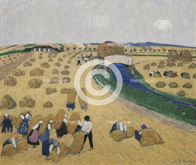 The harvest, 1908. Creator: Broncia Koller.