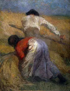 The Harvest 19th century. Artist: Adolphe Monticelli