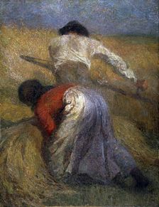 The Harvest 19th century. Artist: Adolphe Monticelli