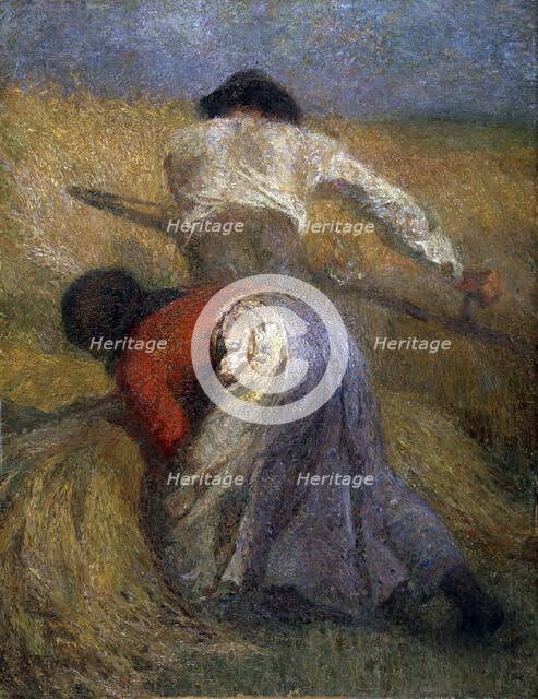 'The Harvest', 19th century.  Artist: Adolphe Monticelli