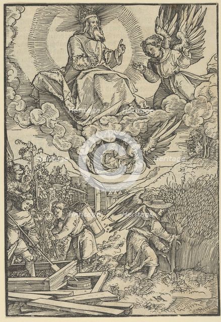 The Harvest and the Wine-Press of Blood. Creator: Hans Schäufelein the Elder.
