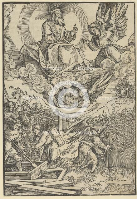 The Harvest and the Wine-Press of Blood. Creator: Hans Schäufelein the Elder.